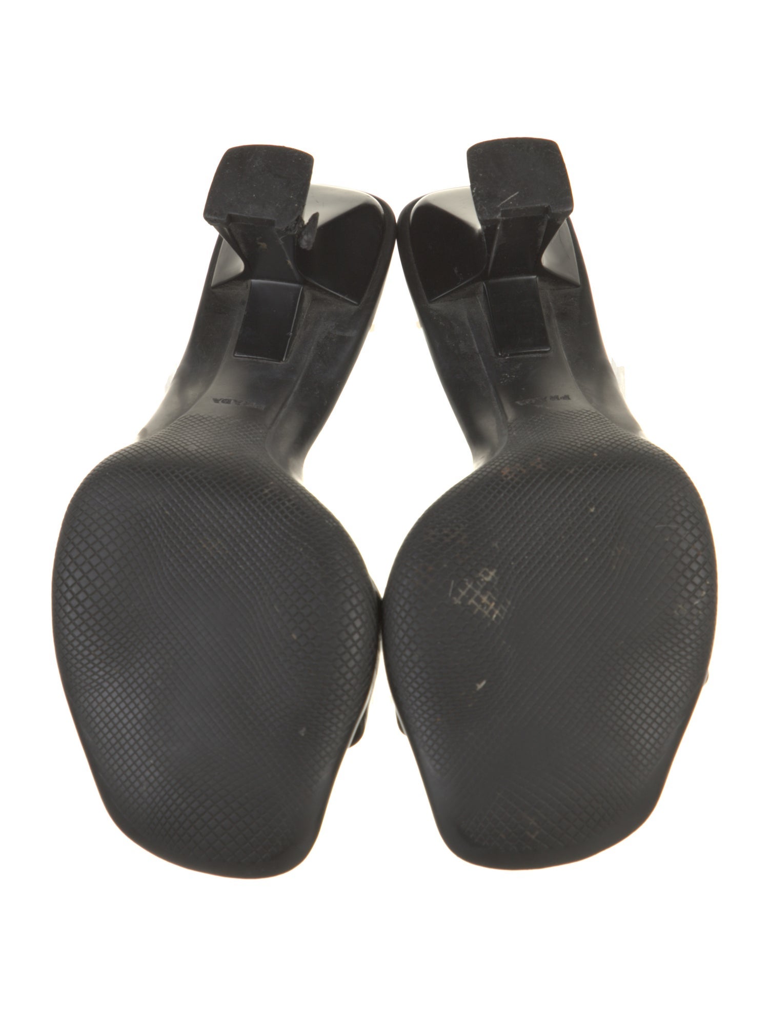 Prada Patent Leather Slides